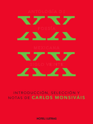 Antología de poesía. Siglo XX - ebook